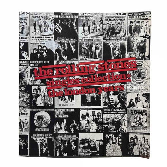 Vintage 1989 The Rolling Stones Singles Collection The London Years Lyrics Book - Picture 1 of 10
